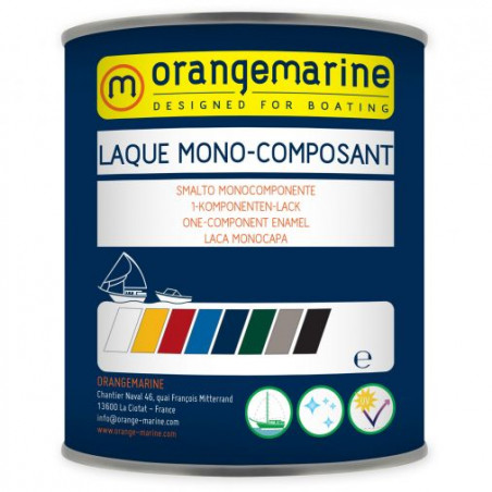 LAQUE MONO-COMPOSANT ORANGEMARINE 0,75 L - GRIS