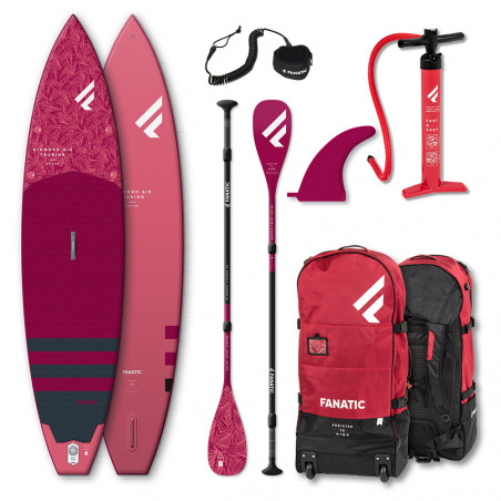 PADDLE FANATIC DIAMOND AIR TOURING 11.6x31 GONFLABLE + PAGAIE CARBON DIAMOND C35 COMPLET