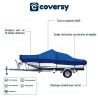 HOUSSE TRANSPORT BATEAU BLEU COVERSY Bateau de 430 à 510 cm de long x 239 cm de large