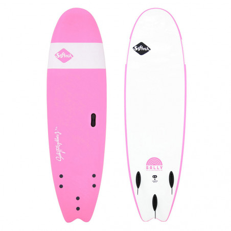 SURF MOUSSE SOFTECH HANDSHAPED SALLY FITZGIBBONS FB 7.0 PINK
