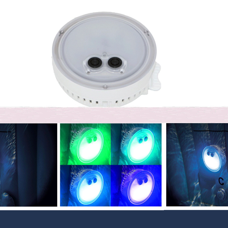 Lampe 5 couleurs à LED pour spa Intex gonflable à bulles