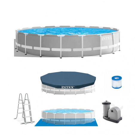 Kit piscine Ultra XTR ronde INTEX 6,10 x 1,22 m